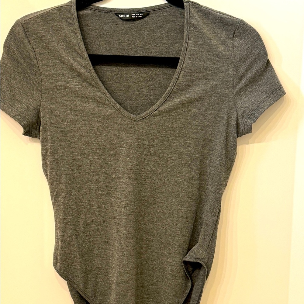 Grey bodysuit